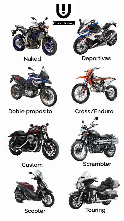 Diversos tipos de motocicletas ligeras y cómodas, incluyendo scooters y motos custom con asientos bajos