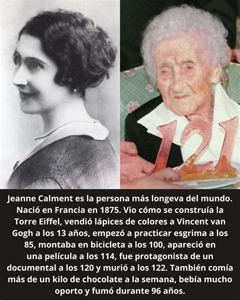 Infografía comparando la edad de Mbah Gotho con la de Jeanne Calment y otras personas longevas.