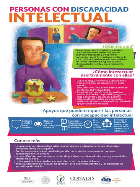 Infografía sobre habilidades de vida para personas con discapacidad intelectual
