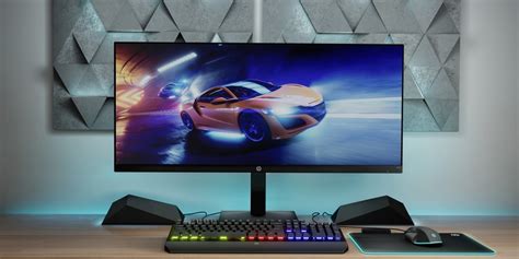 Esquema o foto de un monitor HP con el Módulo de Acceso por Voz (SAM) y sus funcionalidades de lectura de pantalla.