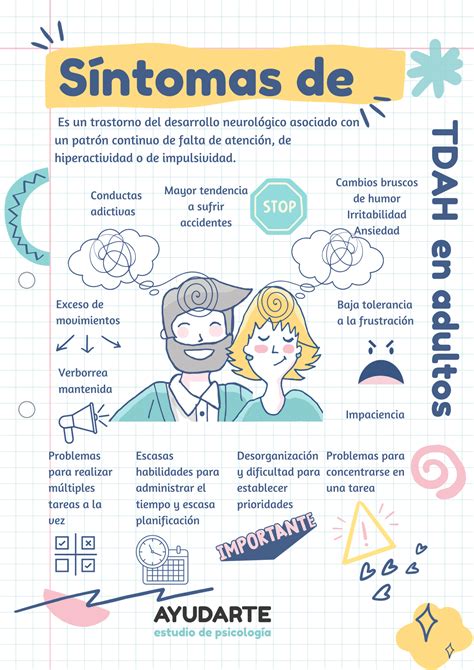 Ilustración de un adulto con TDAH sintiéndose abrumado por múltiples tareas y desorganización.