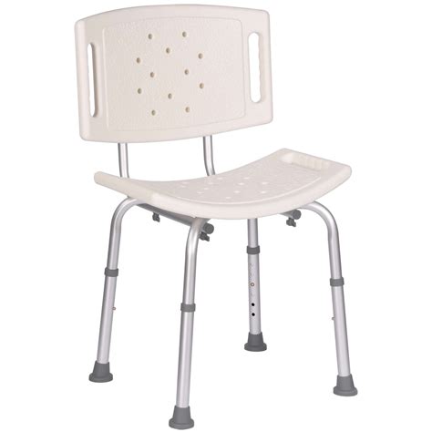 Silla de baño de transferencia con respaldo reversible y reposabrazos fijo