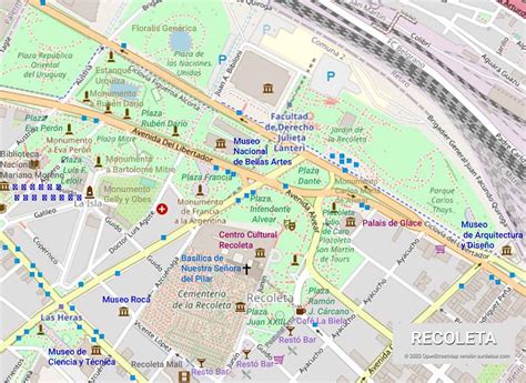 Mapa de ubicación del Hogar Santa Inés en Recoleta, Chile