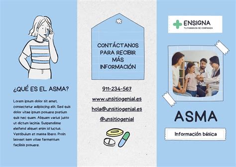 ejemplo de folleto informativo de servicios de cuidado a domicilio