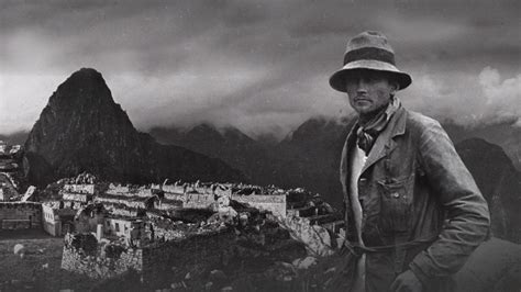 Fotografía histórica de Hiram Bingham y su equipo en Machu Picchu