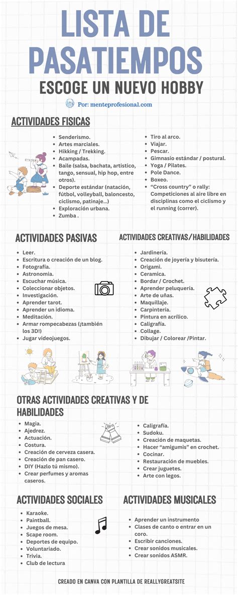 Infografía sobre los beneficios de los pasatiempos en la tercera edad