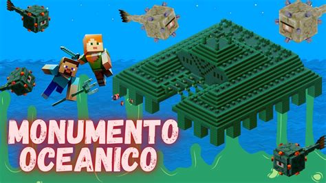 Esquema o mapa del monumento oceánico de Minecraft con los puntos de aparición del Guardián Anciano