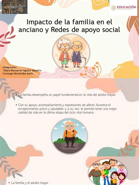 Esquema de la red de apoyo social para adultos mayores