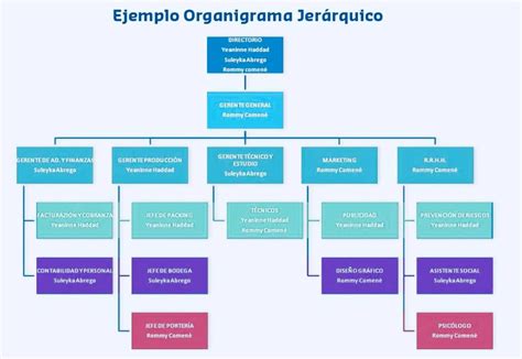 Esquema de la estructura jerárquica de la CIF con un ejemplo de desglose de categorías