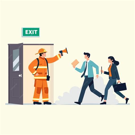 Ilustración de un policía respondiendo a una situación de emergencia