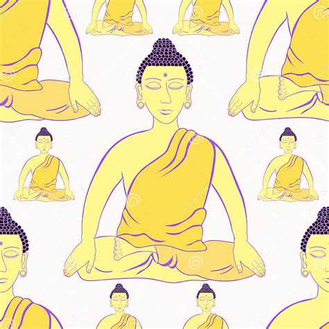 Ilustración del Buda en meditación