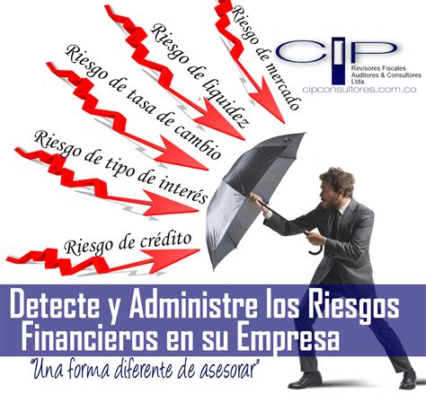 Infografía sobre los riesgos financieros y el impacto en los activos de la empresa