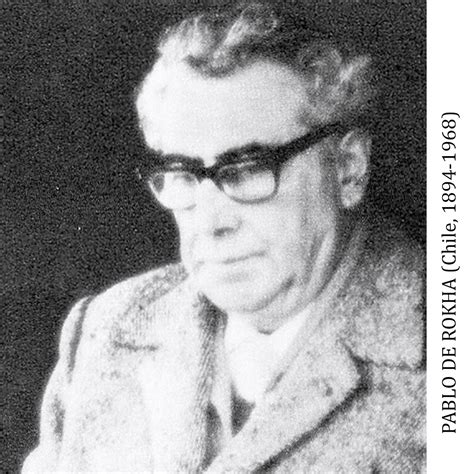 Retrato fotográfico de Pablo de Rokha, figura central de la vanguardia literaria chilena del siglo XX.