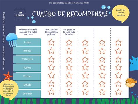 tabla de recompensas visual para el cepillado de dientes
