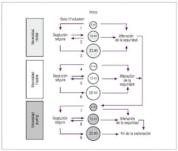 esquema del método de exploración clínica volumen-viscosidad (MECV-V)