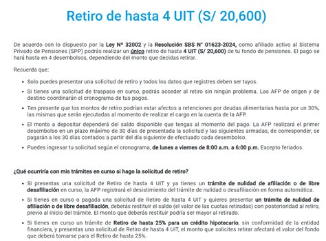 Infografía que explica los pasos para realizar la solicitud de retiro de fondos AFP