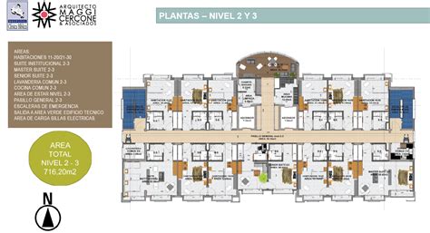 Planta arquitectónica de una residencia tipo 
