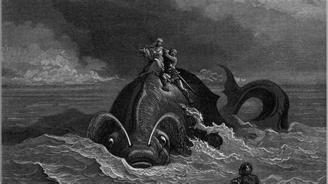 Ilustración clásica de Gustave Doré que representa al anciano marinero en su travesía fantasmal