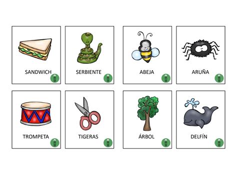 ilustraciones de actividades didácticas para ampliar vocabulario en niños con discapacidad intelectual