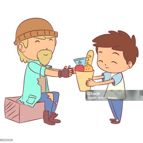 Ilustración de una persona mayor sonriente compartiendo una comida equilibrada con familiares o amigos.