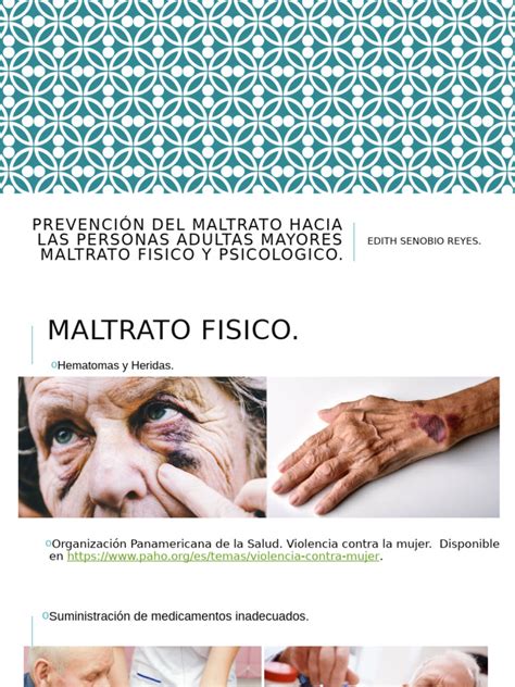 Infografía que muestra la prevalencia del maltrato a personas mayores en diferentes ámbitos (familiar, institucional, comunitario).