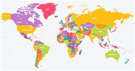 Mapa mundial destacando los países donde opera Gym Smile