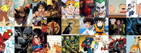 Personajes ancianos de cómics en diferentes estilos