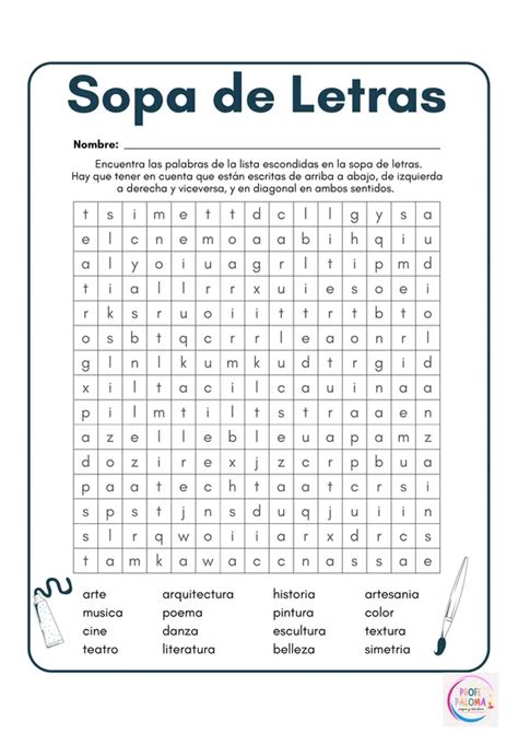 Infografía comparativa de sopas de letras para diferentes edades