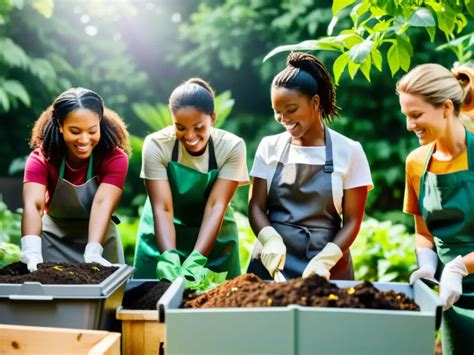 ilustraciones que representan mujeres emprendedoras y participando en actividades comunitarias