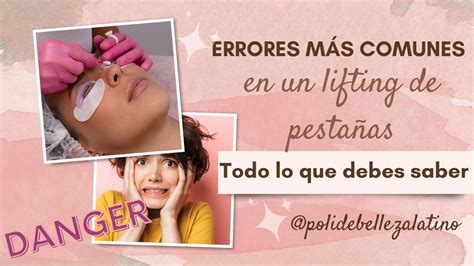 Infografía: Errores comunes en lifting de pestañas