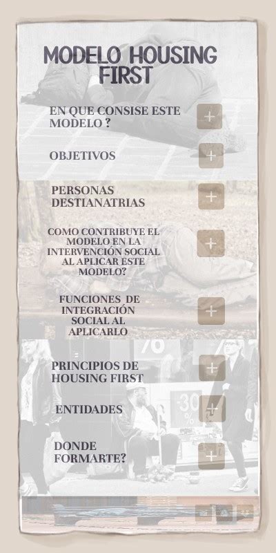 Esquema explicativo del modelo Housing First