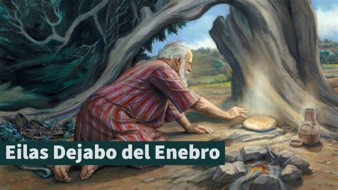 elias bajo el enebro en el desierto