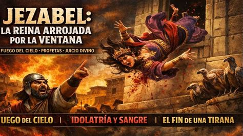 jezabel siendo arrojada por la ventana