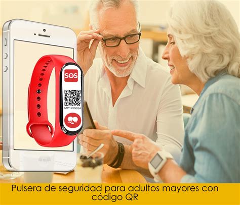 Botón de pánico SOS en formato pulsera o colgante para adulto mayor