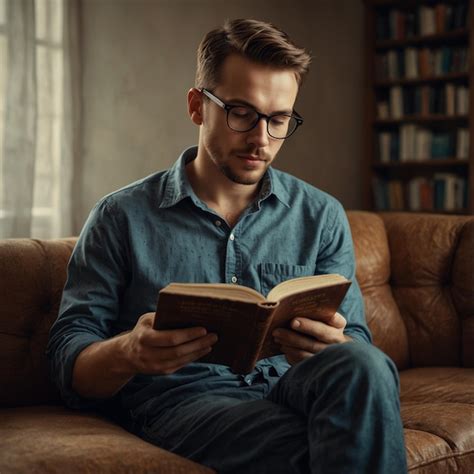 Persona mayor leyendo un libro en un sillón cómodo