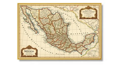 Mapa antiguo de la Hacienda San Miguel de El Monte