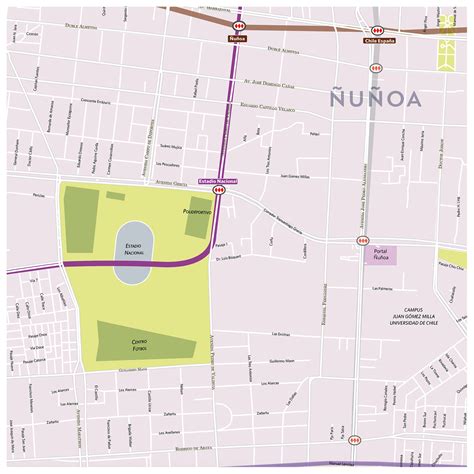 Mapa de la ubicación de Acalis Coventry en Ñuñoa