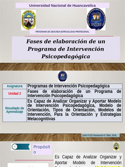 Esquema de las fases de un programa de intervención para cuidadores.