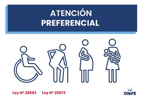 Imagen de un cartel o señalización de atención preferente en un establecimiento de salud.