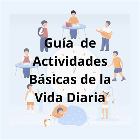 Esquema conceptual de las actividades de la vida diaria