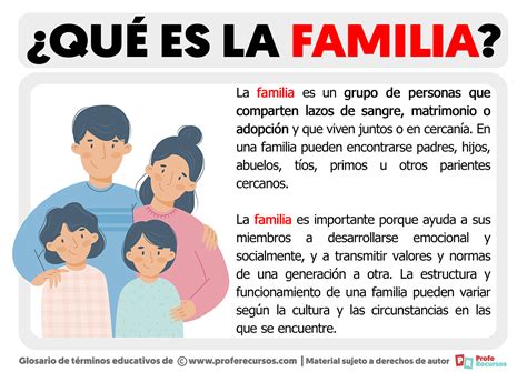 Esquema visual que compara el concepto de familia vulnerable con una familia saludable, destacando los elementos de apoyo y resiliencia.
