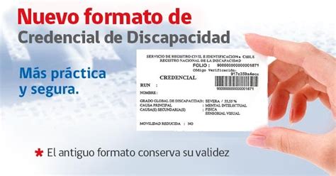 Imagen de la Credencial de Discapacidad (ejemplo genérico)