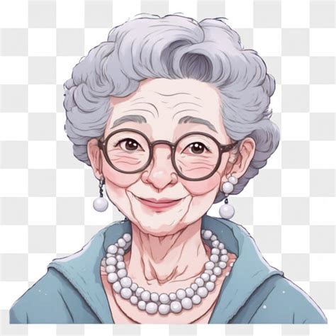 Ilustración de una mujer con cabello canoso y signos de estrés