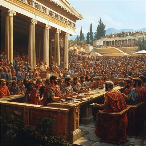 Representación de la Asamblea ateniense (Ecclesía)