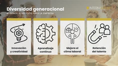 Infografía: Beneficios de la diversidad generacional en el equipo de trabajo