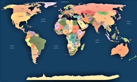 mapa mundial con países miembros de la UIAGM
