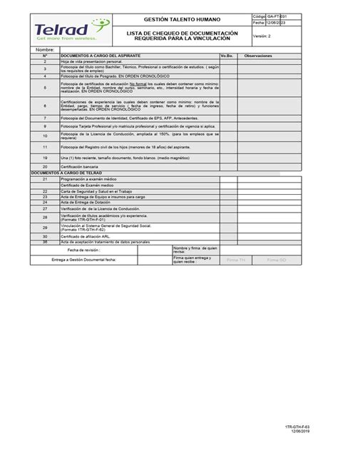 Lista de documentos requeridos para postular a empleos o registrarse en OMIL