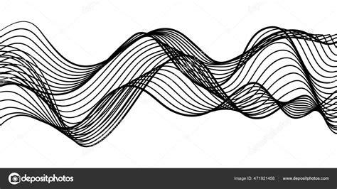 Diseño abstracto con líneas curvas y rectas en colores contrastantes