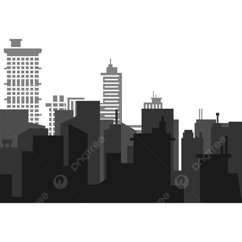 Silueta de horizonte de ciudad icónica para portada de cuaderno de humanidades