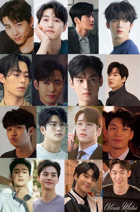 Foto grupal de varios actores coreanos masculinos de mediana edad